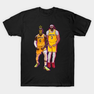 Lebron and Anthony Davis : king and Ad T-Shirt